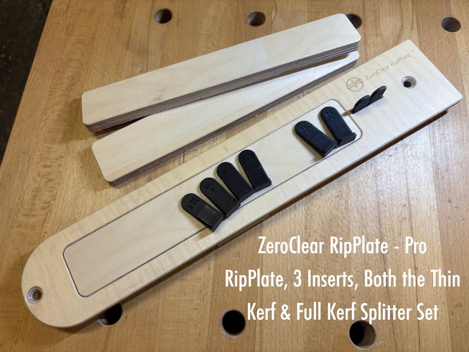 ZeroClear RipPlate™ for ShopSmith 510/520 - NEW Locking Insert Edition